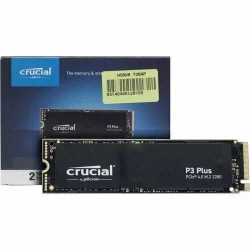 Накопитель SSD 2.0Tb Crucial P3 Plus CT2000P3PSSD8 (M.2, PCI-E 4.0 x4, up to 5000/4200MBs, 3D NAND, NVMe, 440TBW, 22х80mm) RTL