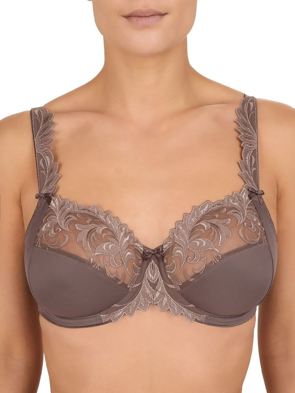 Бюстгальтер с мягкой чашкой из мягкой матовой микрофибры (Размер: 90E) (Цвет: молочный)