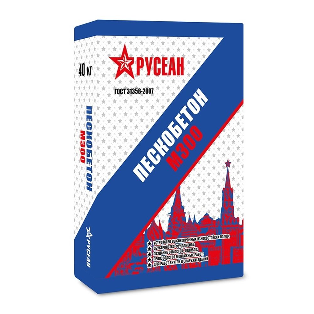 Пескобетон Русеан М-300, 40 кг