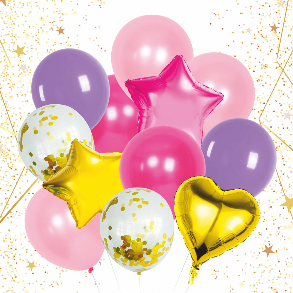 Набор шаров 12 шт «LOVE»