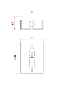 Настенный светильник (бра) Freya FR5190WL-01BS2