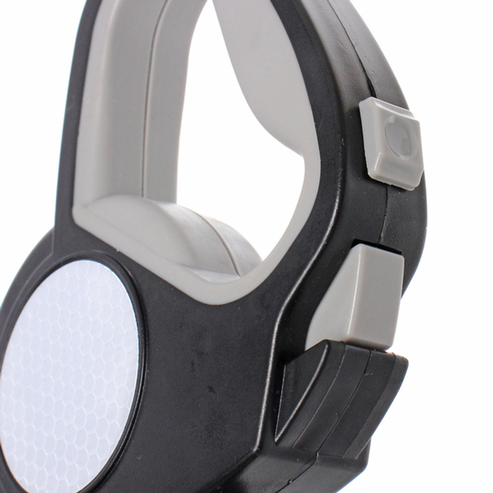 Поводок-рулетка для малых и средних пород со светооражающим элементом «МОЙ БРО», цвет чёрный, 3м, нагрузка до 10кг