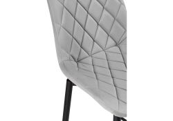 Полубарный стул Баодин К Б/К крутящийся светло-серый / черный