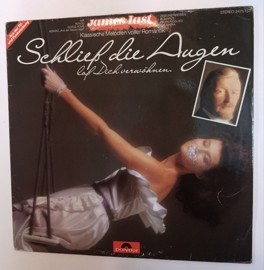 Винтажная виниловая пластинка LP James Last Schlieb Die Augen Lab Dich Verwohnen (Germany 1981)