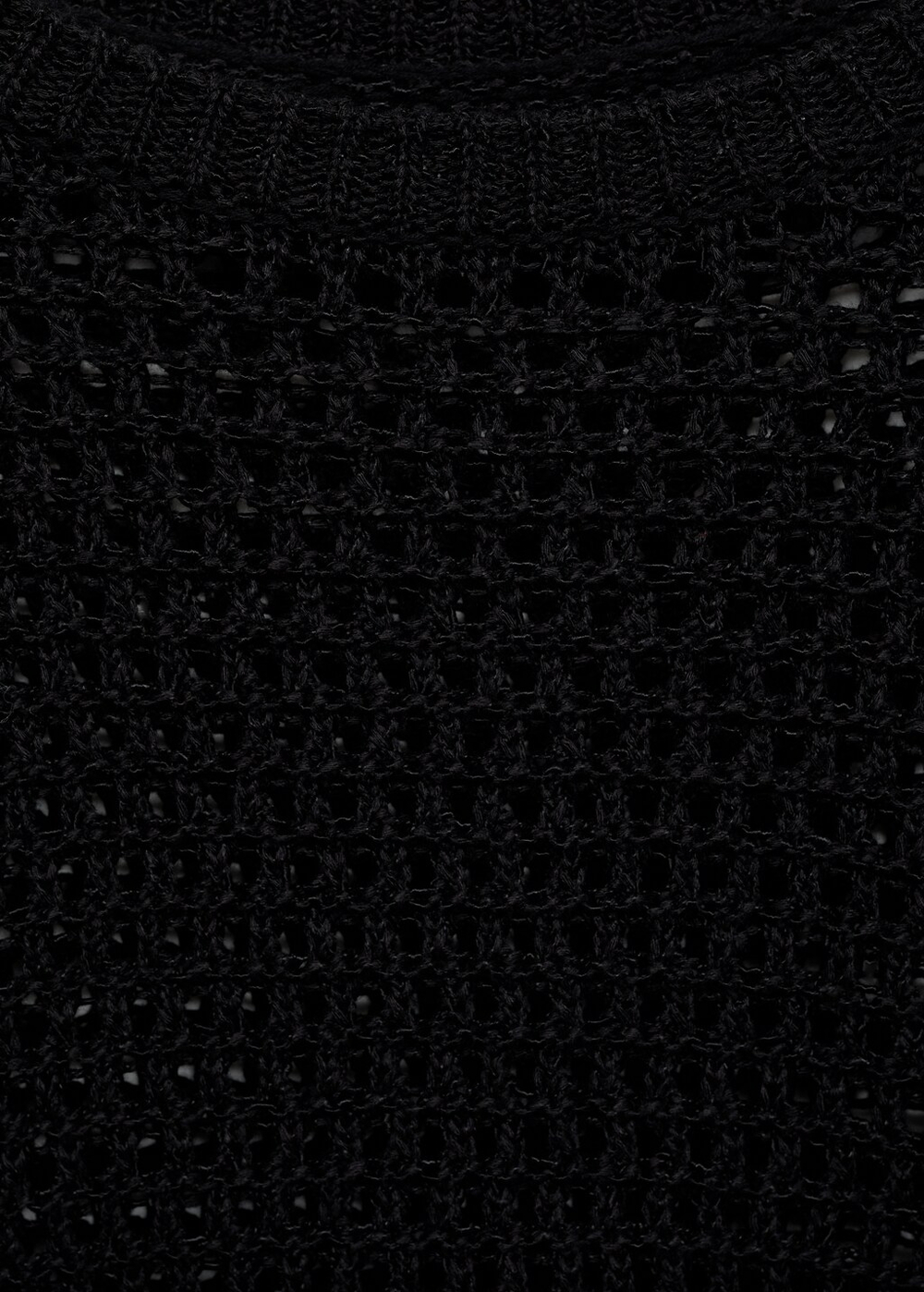 Джемпер кроше с короткими рукавами