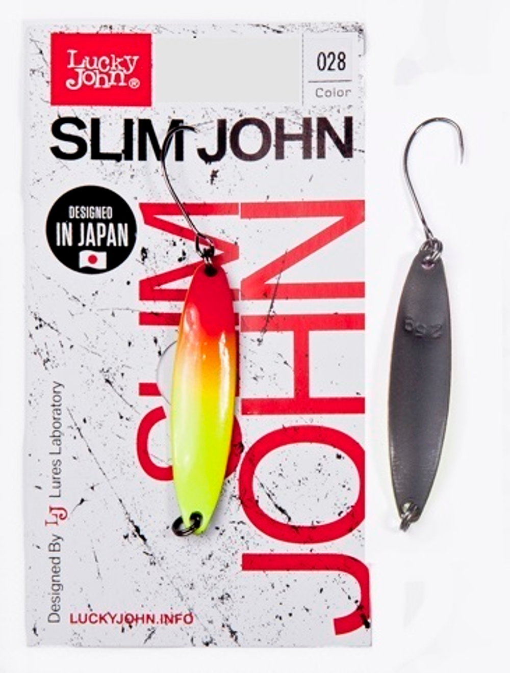 Блесна LUCKY JOHN Slim John 2,5 г, цвет 028, арт. LJSJ25-028