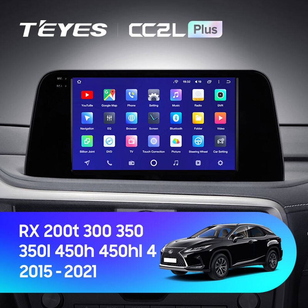 Teyes CC2L Plus 9" для Lexus RX 200t RX 300 RX 350 2019+