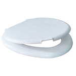 Сиденье для унитаза с крышкой цвет белый мрамор