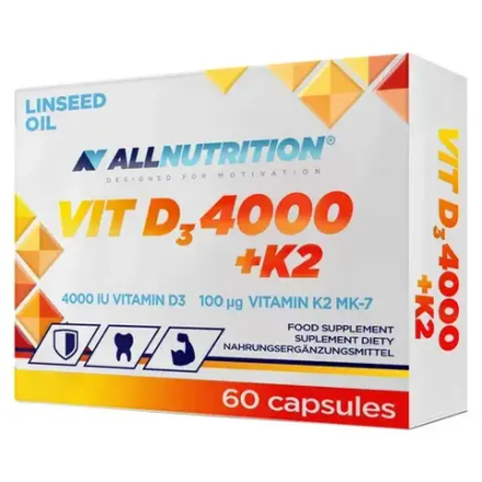 Allnutrition VIT D3 4000 + K2 - 60 капсул