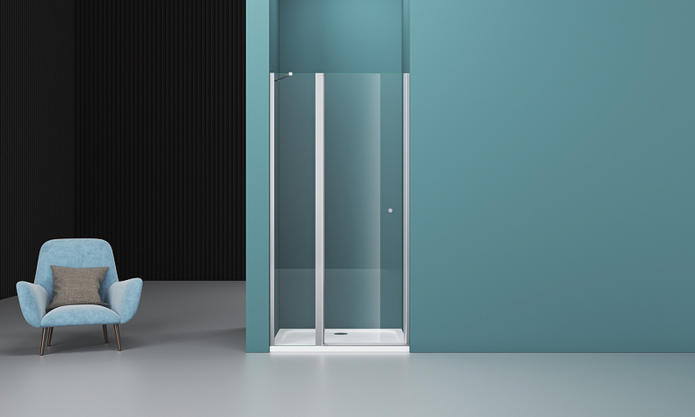 Душевая дверь BelBagno Etna 120 ETNA-B-12-60/60-C-Cr-90 профиль Хром стекло прозрачное