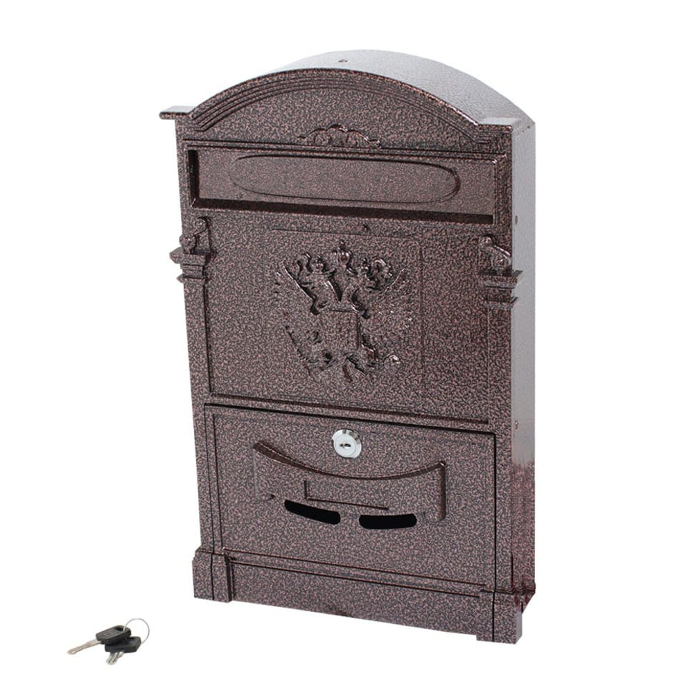 Ящик почтовый №4011 "Герб" медь (5шт/уп)