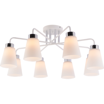 Люстра Rivoli   9192-308 8хЕ27 60 Вт модерн