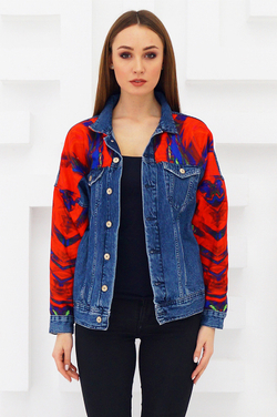 LIGVIANNI Джинсовая куртка Denim Jacket Fire
