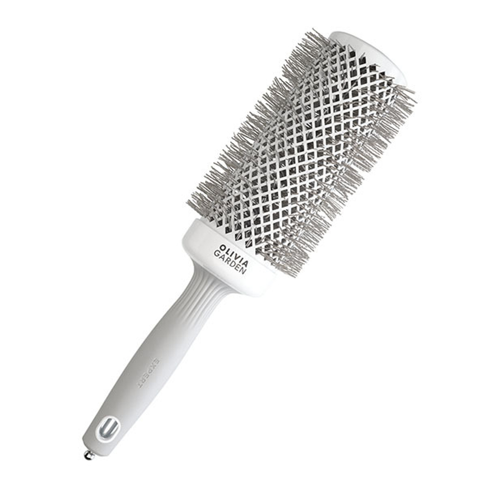 Термобрашинг Olivia Garden Expert Blowout Shine White&Grey Speed XL, d.55 мм.