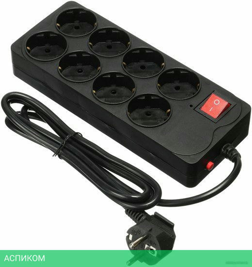 Сетевой фильтр Buro 800SH-3-B черный