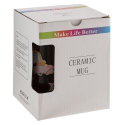 GAEM Кружка с крышкой и ложкой 450 мл, L8 W8 H11 см