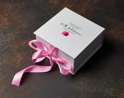 Брошь из шелка Анемон сине-фиолетовый