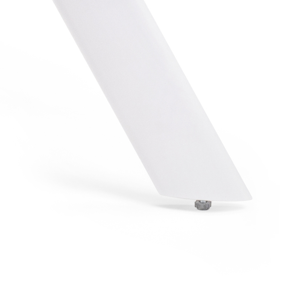 Стол стеклянный Woodville Галвестон 100х76 белый мрамор, белый