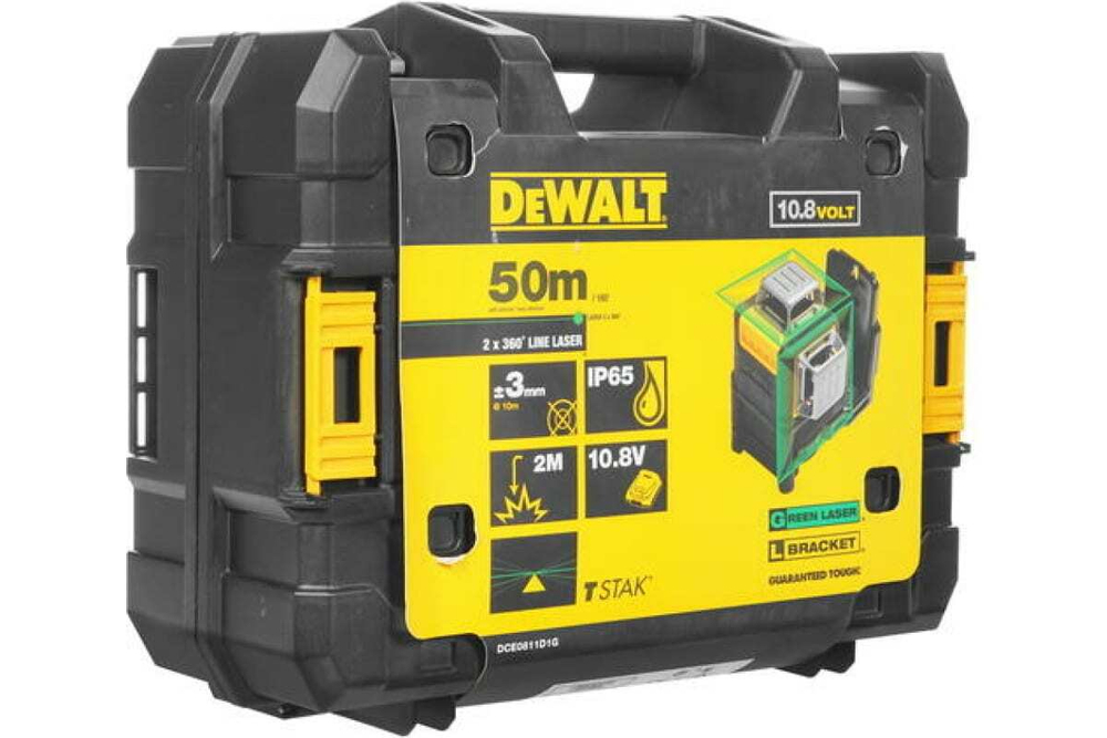 Лазерный уровень с зеленым лучом DEWALT DCE0811D1G