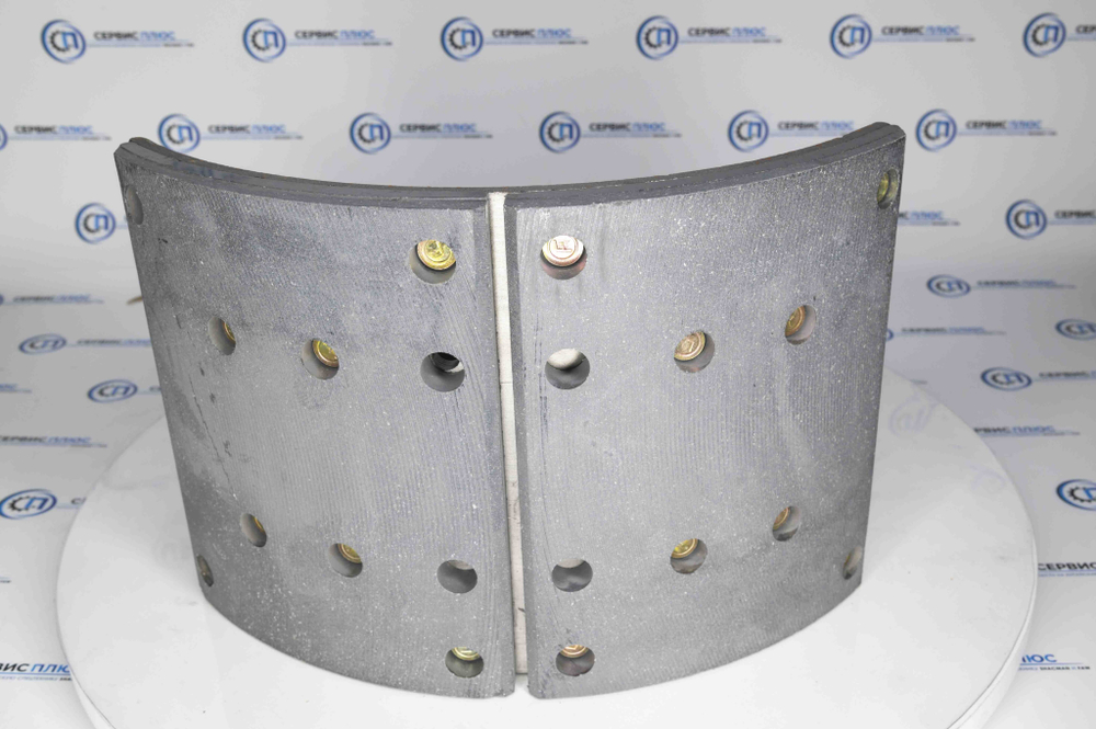 Колодка тормозная задняя SHACMAN X3000 HD90149340093/HD90149340095 в сборе под 2 пружины