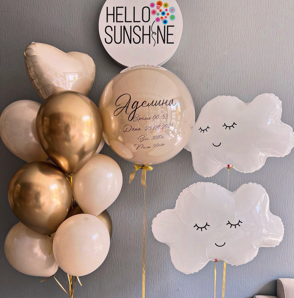 Набор шаров на выписку №1