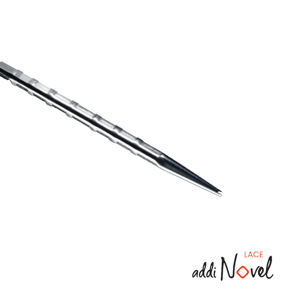 Спицы металлические круговые супергладкие c квадратным кончиком addiNovel 80 см