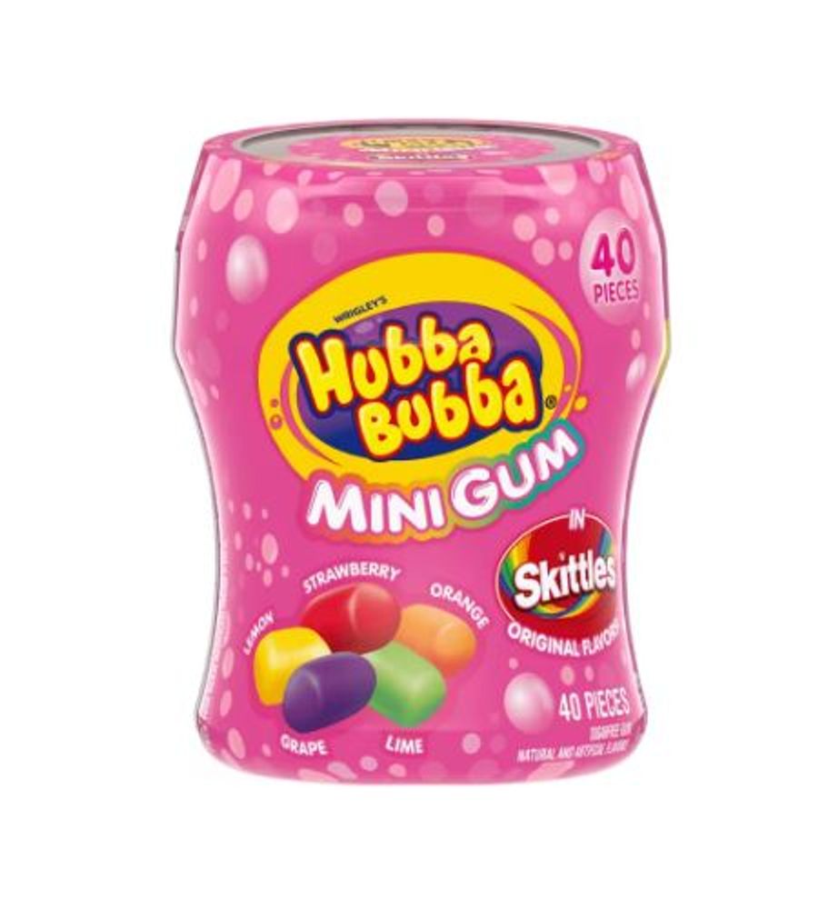 Жев.резинка Hubba Bubba Mini Gum Skittles Flavors 84гр