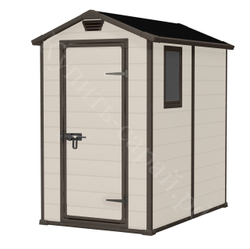 Пластиковый сарай Keter Manor 4x6 beige