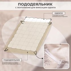 Комплект постельного белья Сатин 100% хлопок