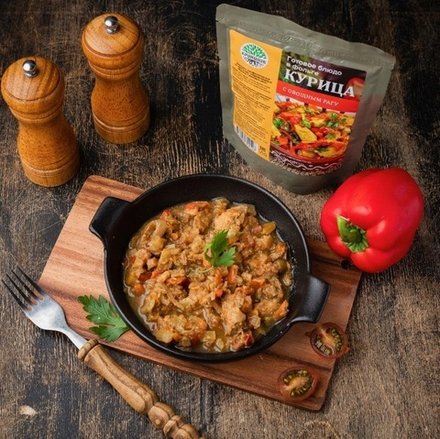 Курица с овощным рагу Кронидов 250гр.