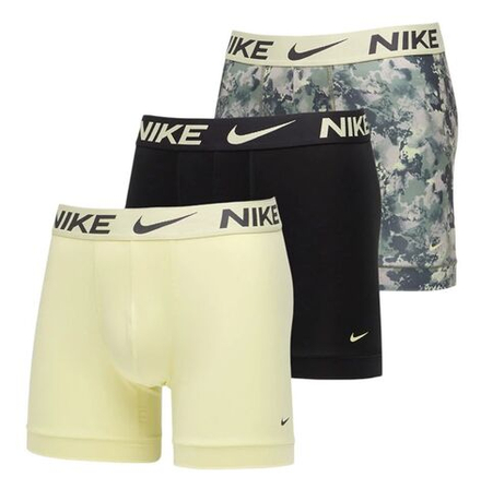Боксерки теннисные Nike Dri-Fit Essential Micro Brief 3P - silver sge tech camo/life lime/black