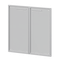 Фасады рамочные стеклянные KZF-28RS(Б) Тонированный 784x20x780 Кортез
