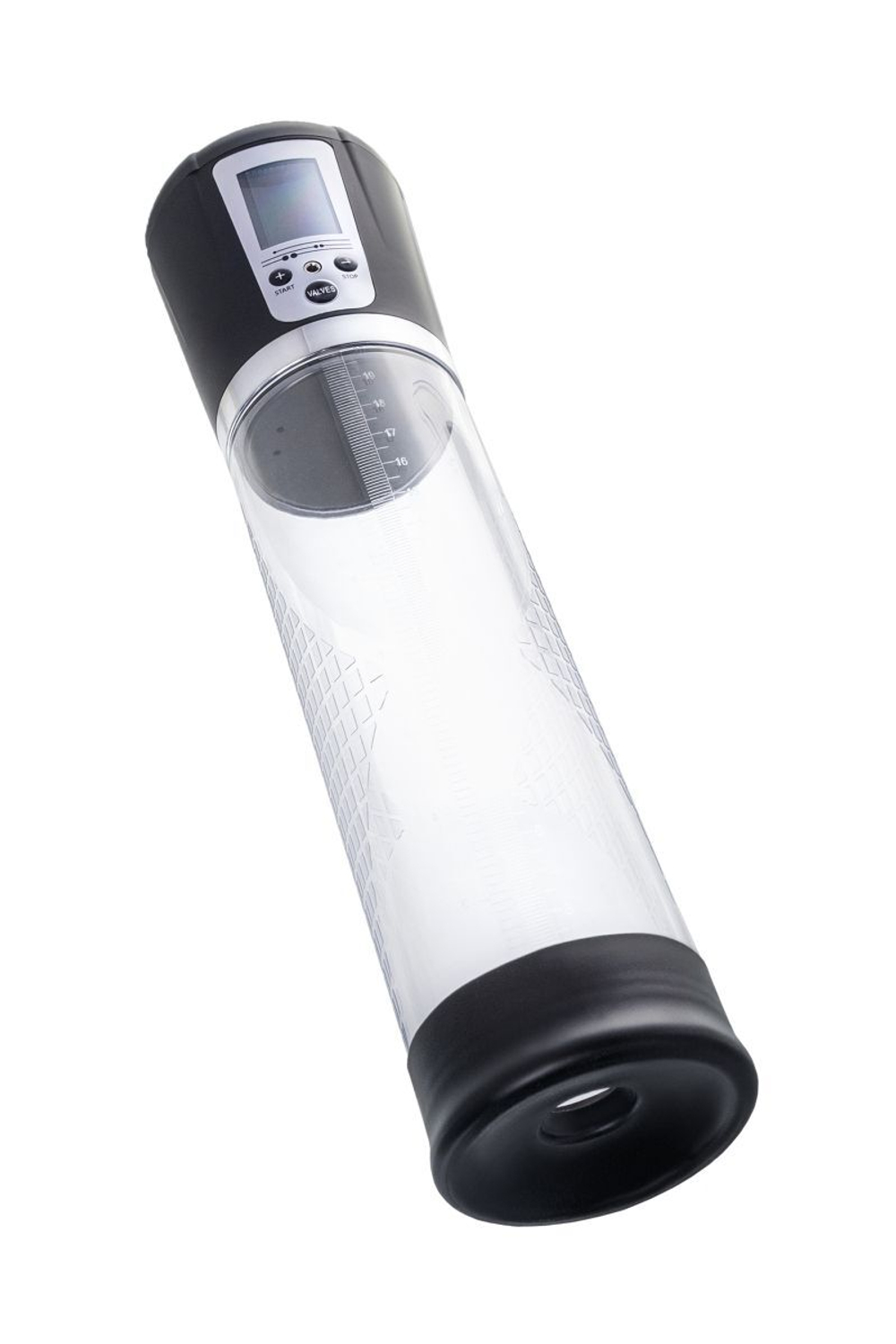 Прозрачная автоматическая помпа для пениса Alrik (Цвет: прозрачный)