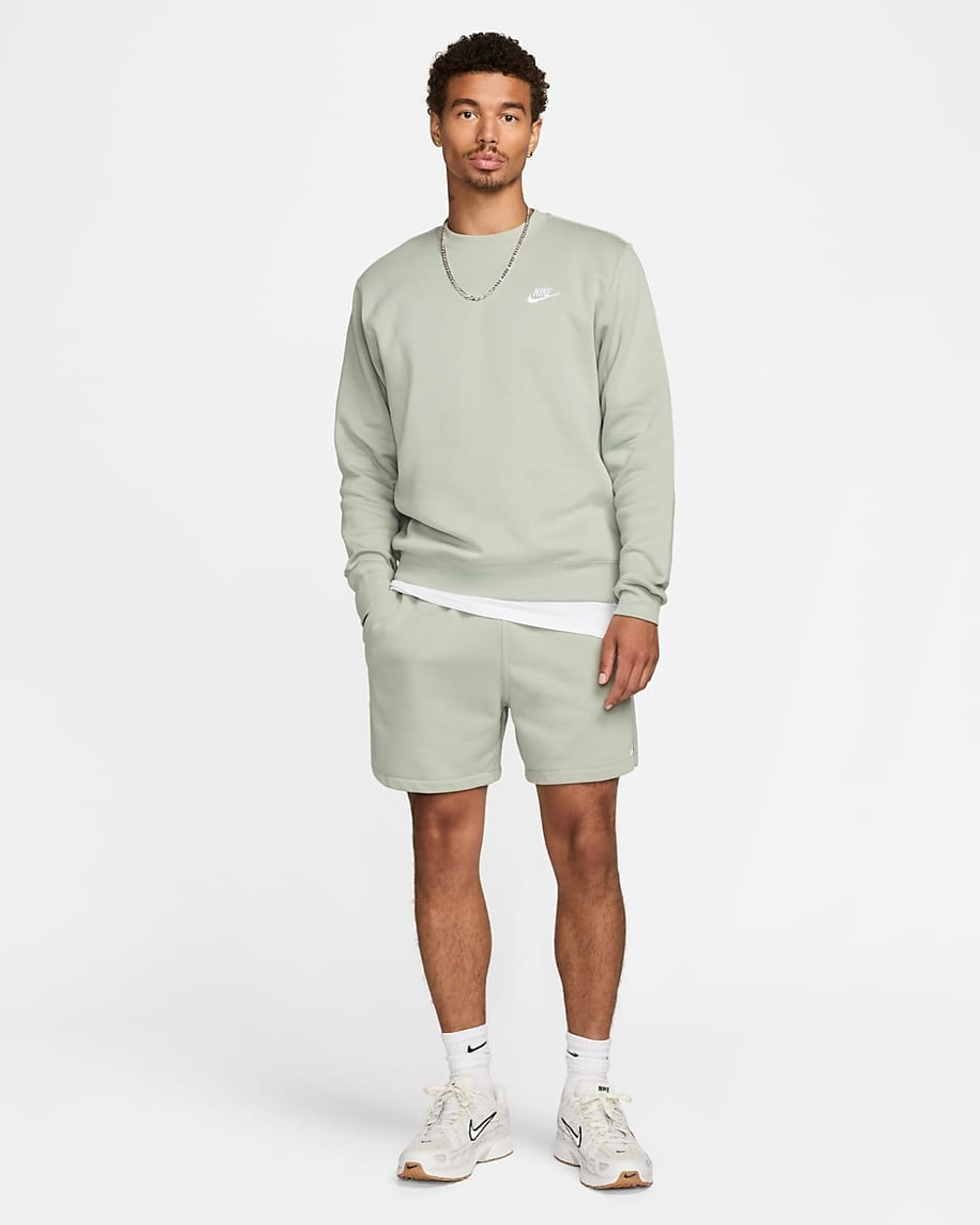 Толстовка мужская NIKE M NSW CLUB CRW BB