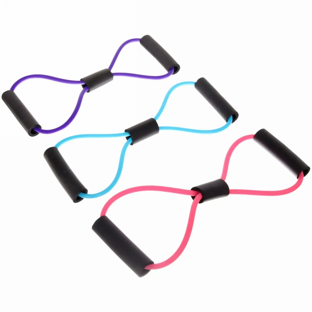 Эспандер трубчатый «Sportage» восьмерка (10 кг), микс