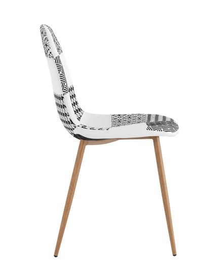 Стул Валенсия SN пэчворк черно-белый 4 шт