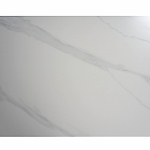 Стол керамический LA ALTA TEXAS WHITE MARBLE MATT 120, каркас черный