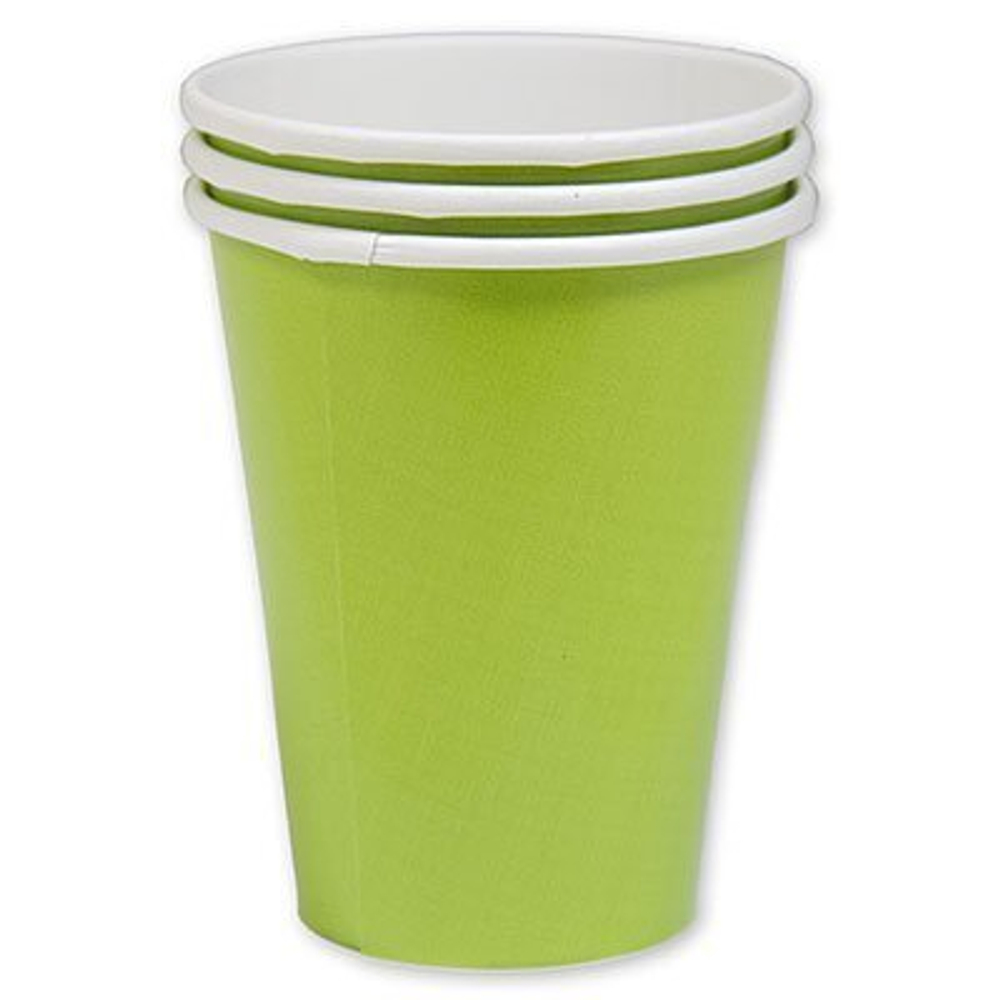 Стаканы Kiwi Green (Киви, Светло-Зеленый), 266 мл, 8 шт.