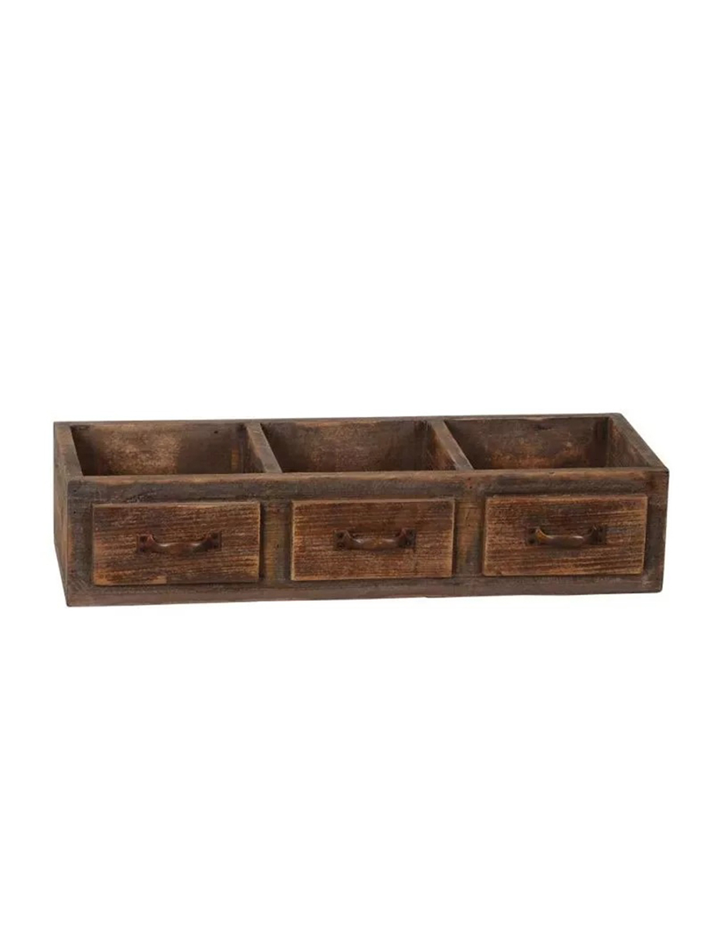 Ящик "Ланцет" 20х12х55,5 см коричневый от CAMPO Home & Garden