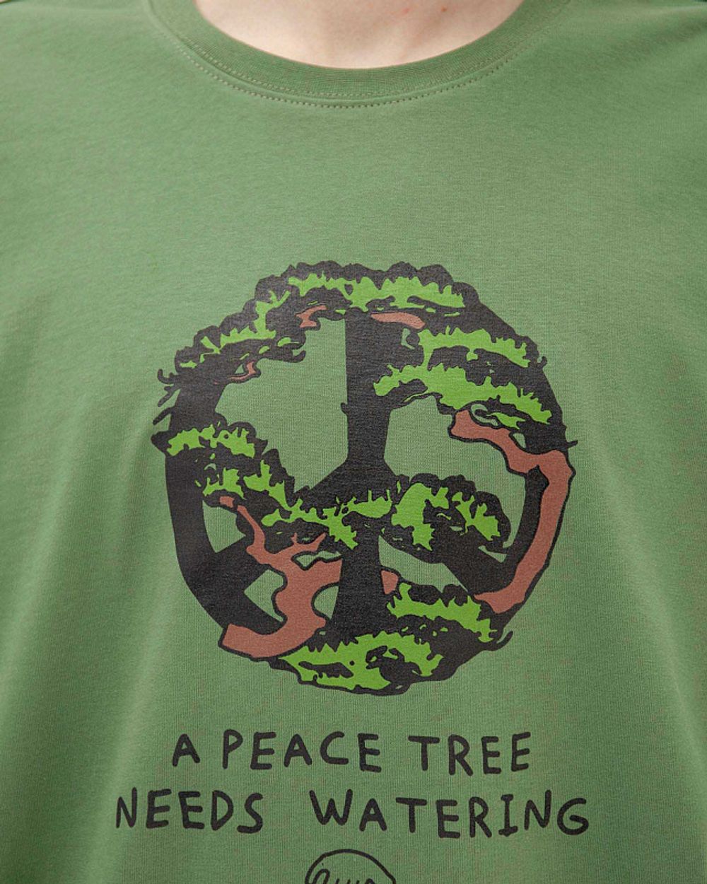 Лонгслив Anteater Peace Tree Зеленый