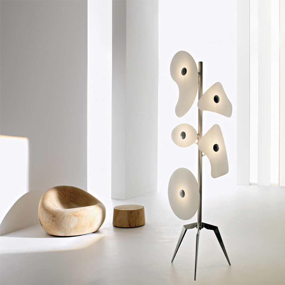 Floor design lamp  Orbital Terra by Foscarini (White)
