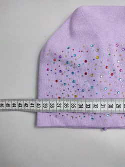 Шапка со стразами