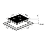Электрическая варочная панель MAUNFELD EVCE.453.D-BK фото 10