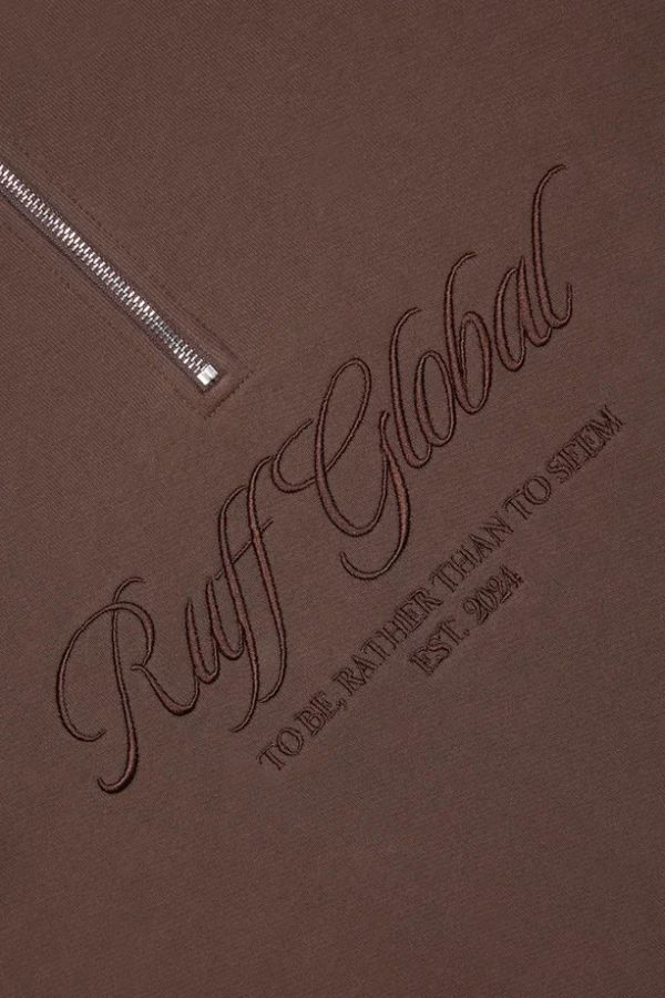 Толстовка на молнии кофейная - фото 5