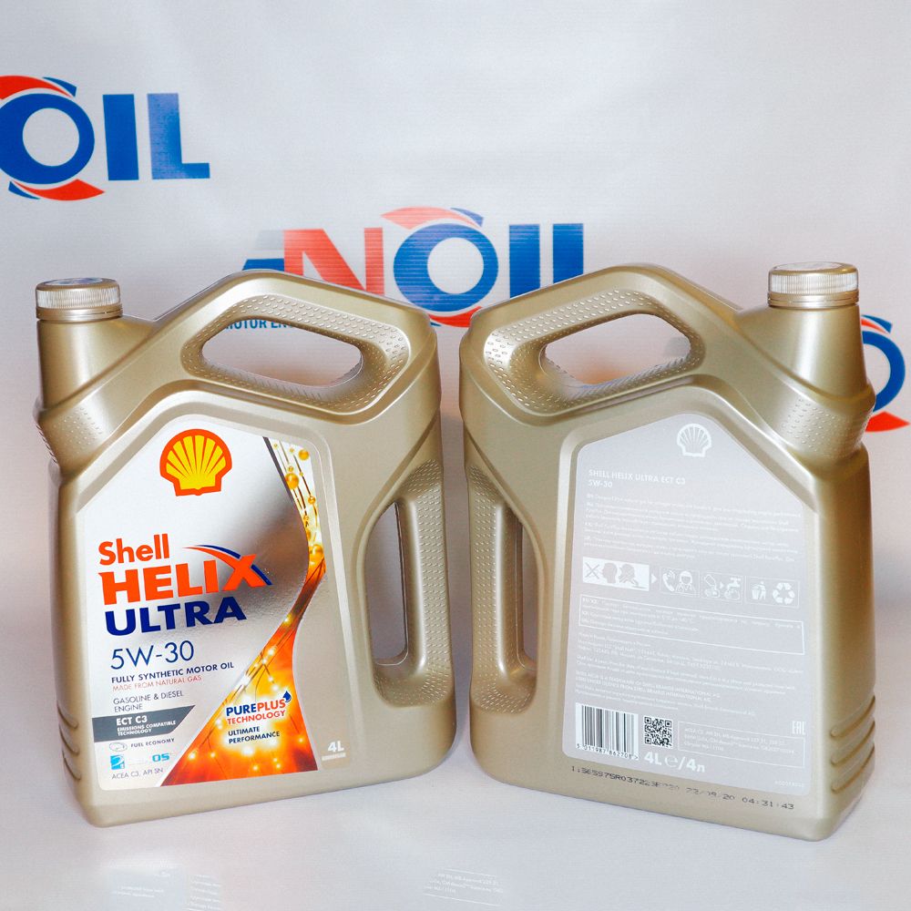 Масло моторное синтетическое Shell Helix Ultra ECT C3 5w30 (4 л)