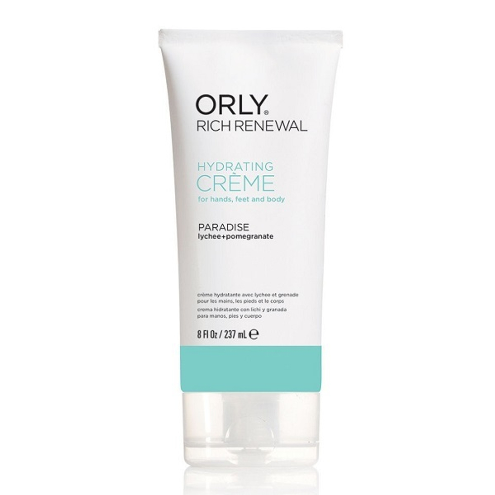 Восстанавливающий крем для рук ног и тела с ароматом личи и граната ORLY Rich Renewal Lotion Paradise 237мл
