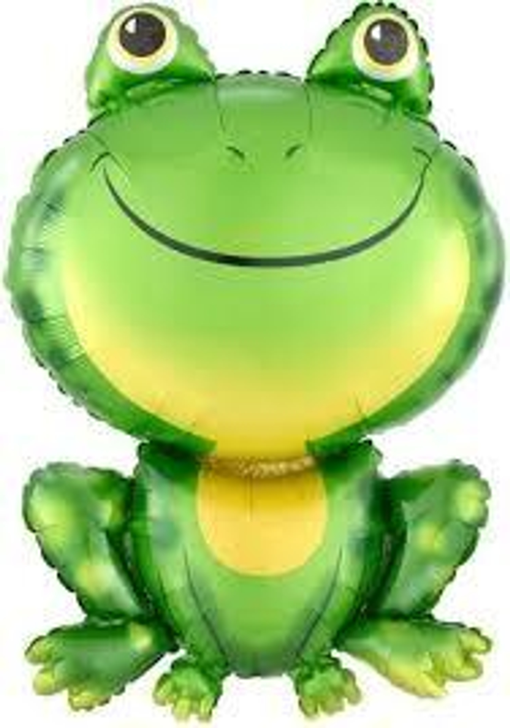 Шар (33""/84 см) Фигура, Лягушка, Зеленый, 1 шт. Б210