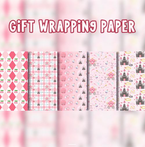 Упаковочная бумага серии Pink