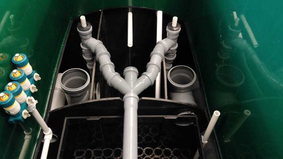 Автономная станция биологической очистки Евролос Грунт 10 самотечный