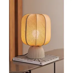 Лампа настольная texture rib, 27х39 см, бежевая